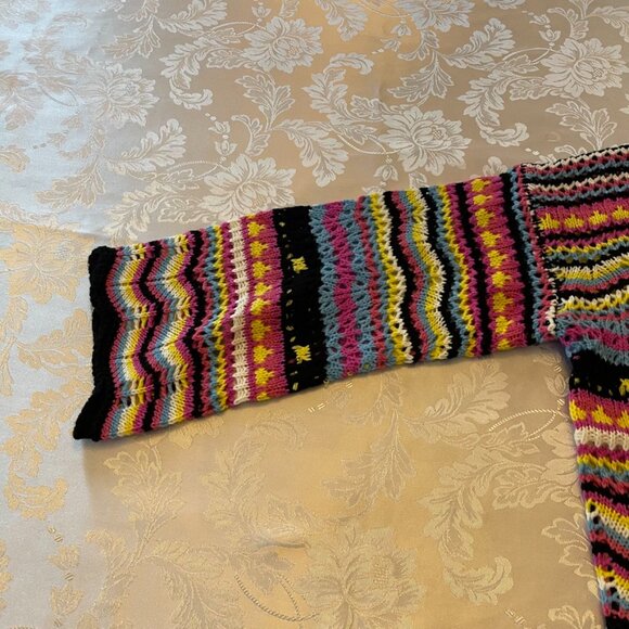 Colourful crop rainbow crop sweater size S/M - Picture 5 of 6